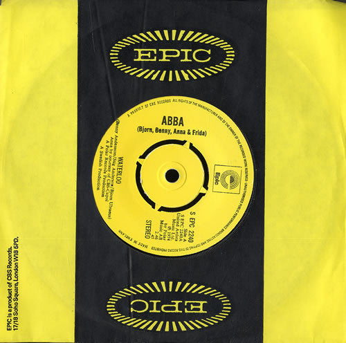 ABBA, Björn & Benny, Agnetha & Anni-Frid : Waterloo (7", Single, 4-p)