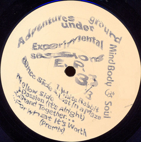 Mind Body & Soul : Adventure Underground Experimental Sessions E.P. (12")