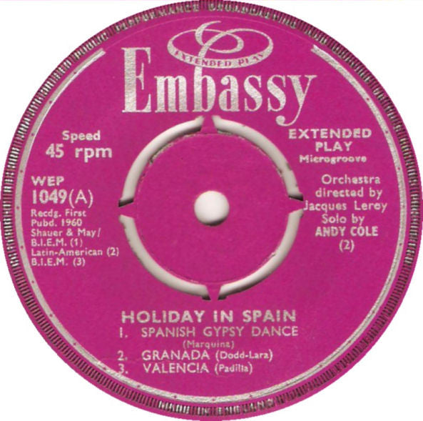 Various : Holiday In Spain (7", EP)