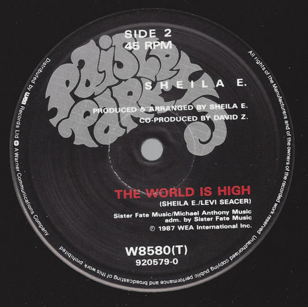 Sheila E. : Hold Me (12", Single)