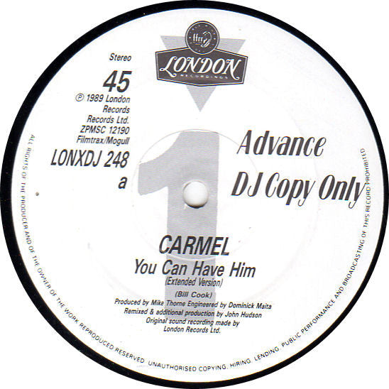 Carmel (2) : You Can Have Him (12", Promo)