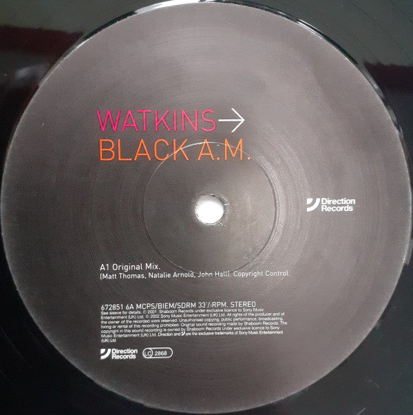 Watkins : Black A.M. (12")