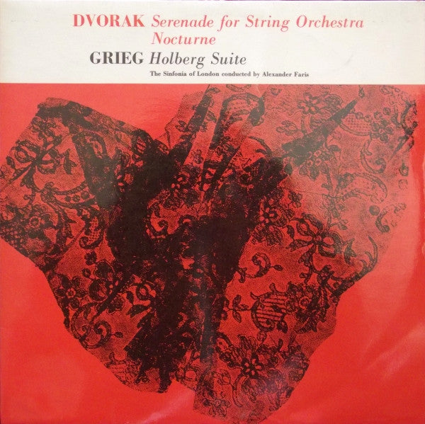 Antonín Dvořák / Edvard Grieg, Sinfonia Of London Conducted By Alexander Faris : Serenade For String Orchestra, Nocturne / Holberg Suite (LP, Mono, Club)