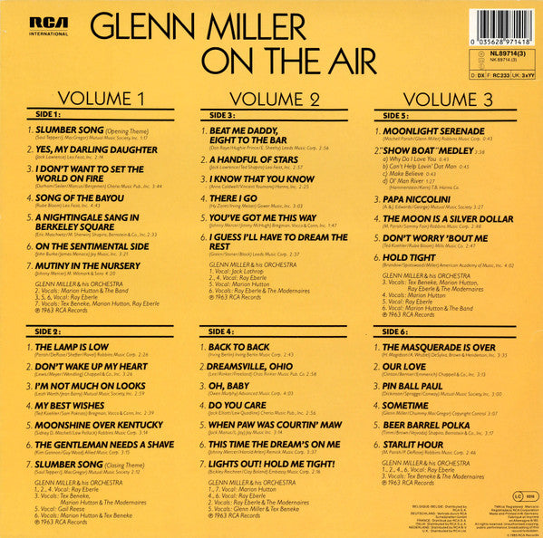 Glenn Miller : On The Air (3xLP)