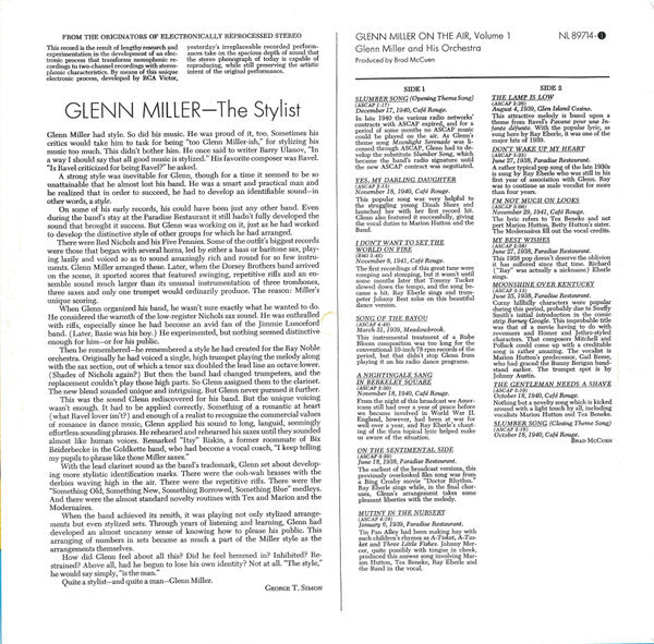 Glenn Miller : On The Air (3xLP)