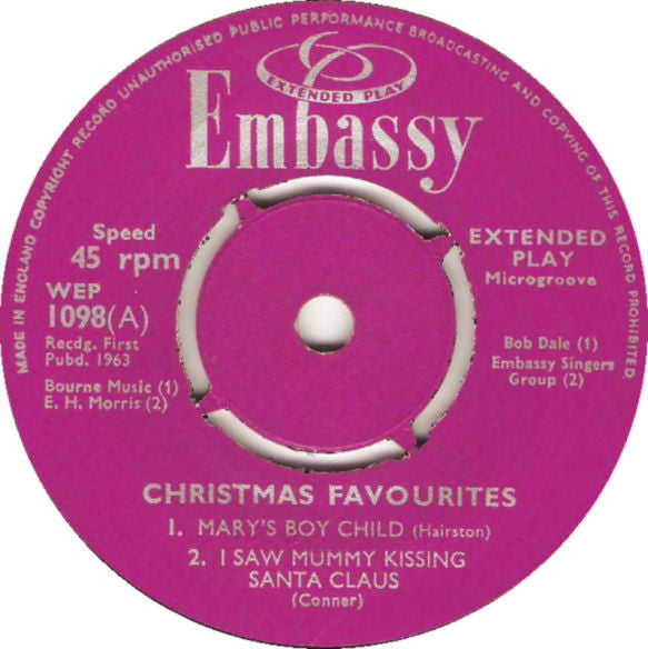Various : Christmas Favourites (7", EP)