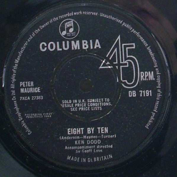 Ken Dodd : Eight By Ten (7", Single)