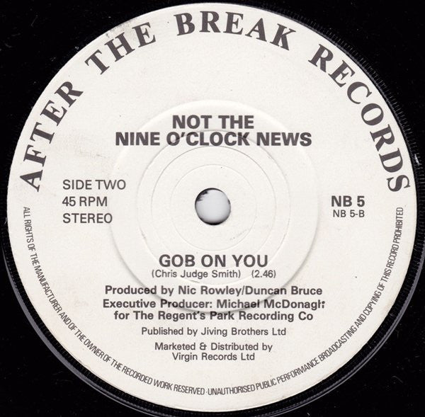 Not The Nine O'Clock News : Oh Bosanquet (7", Single)