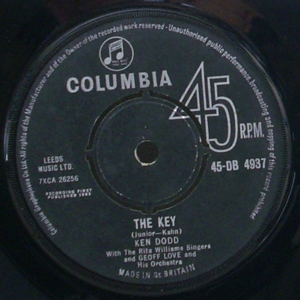 Ken Dodd : The Key (7", Single, Bla)