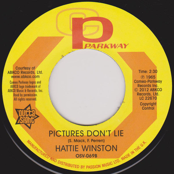 Yvonne Baker  /  Hattie Winston : You Didn't Say A Word / Pictures Don't Lie (7", RE)