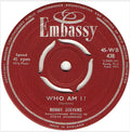 Bobby Stevens : Who Am I? / Wooden Heart (7", Single)