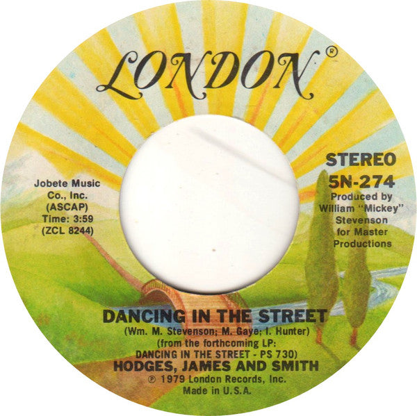 Hodges, James And Smith : Dancing In The Street (7", Styrene)