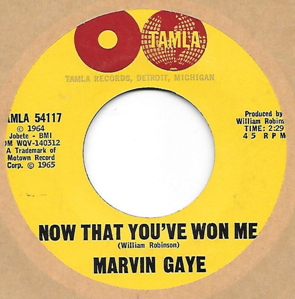 Marvin Gaye : Pretty Little Baby / Now That You've Won Me (7", Single, Styrene)