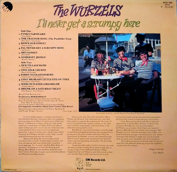 The Wurzels : I'll Never Get A Scrumpy Here (LP)
