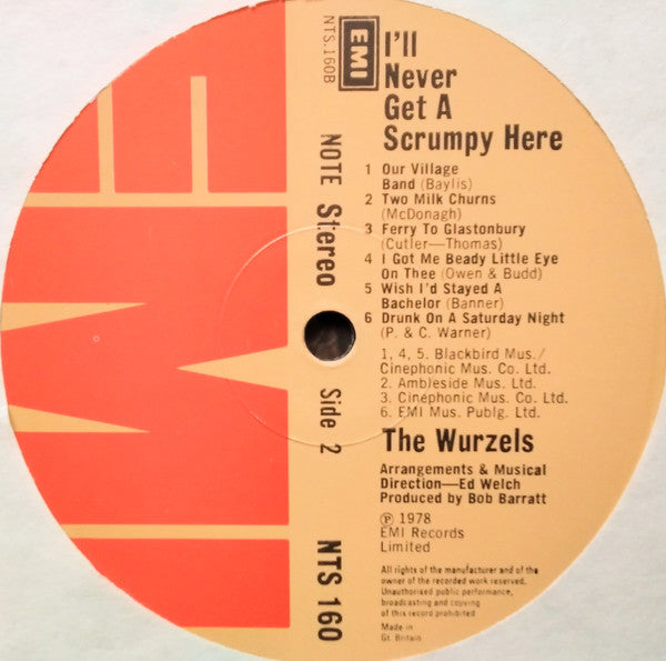 The Wurzels : I'll Never Get A Scrumpy Here (LP)