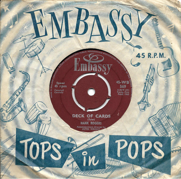 Bud Ashton And His Group / Hank Rogers : Atlantis / Deck Of Cards (7", Single)