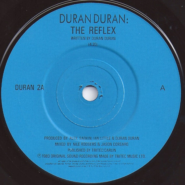 Duran Duran : The Reflex (7", Single, Pap)