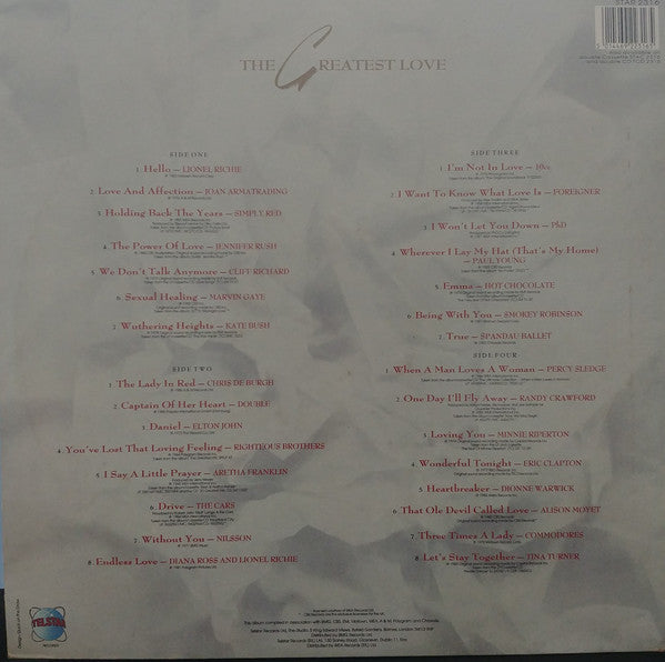 Various : The Greatest Love (2xLP, Comp, CBS)