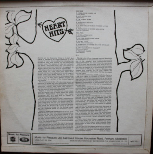 Unknown Artist : Heart Hits (LP, Comp, Mono)
