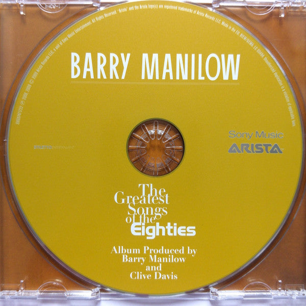 Barry Manilow : The Greatest Songs Of The Eighties (CD, Album)