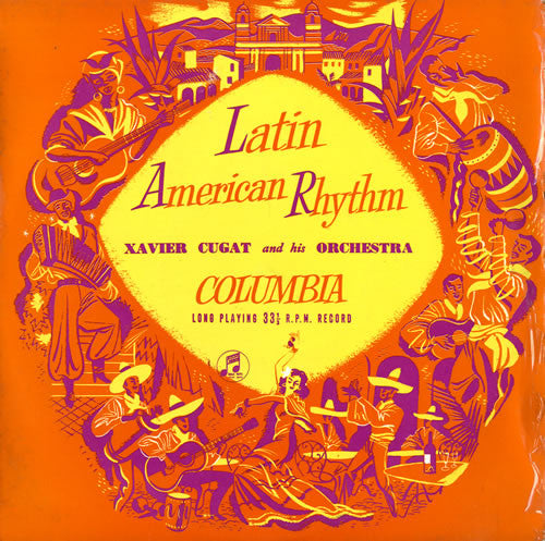 Xavier Cugat And His Orchestra : Latin American Rhythm (10", Mono)