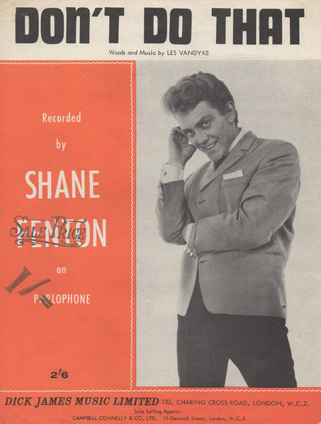 Shane Fenton : Don't Do That (7", Single)