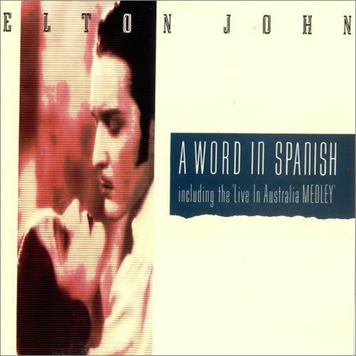 Elton John : A Word In Spanish (12", Single)