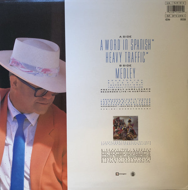 Elton John : A Word In Spanish (12", Single)