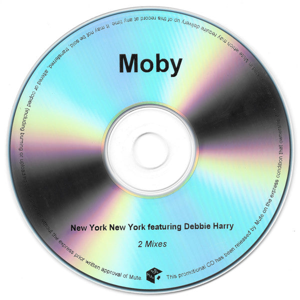 Moby : Go - The Very Best Of Moby / New York, New York Featuring Debbie Harry (2 Mixes) (CDr, Single, M/Print, Promo)