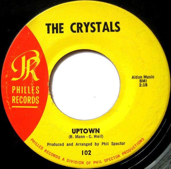 The Crystals : Uptown / What A Nice Way To Turn Seventeen (7", Single)