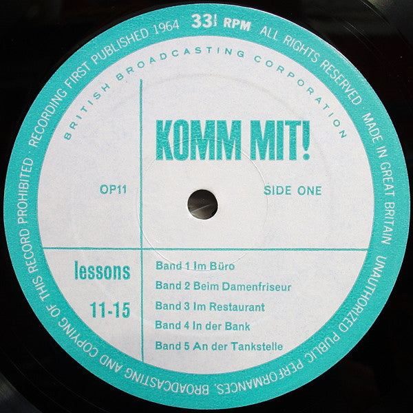 Various : Komm Mit! - Lessons 11 To 20 (LP)