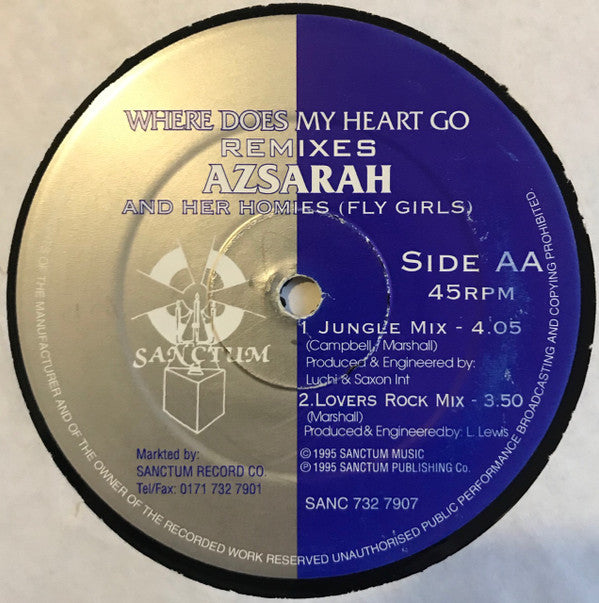 Azsarah : Where Does My Heart Go (12")