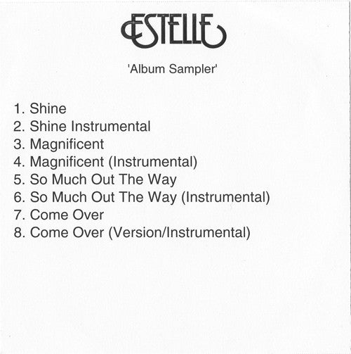 Estelle : Album Sampler (CDr, Promo, Smplr)
