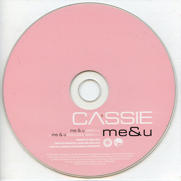 Cassie (2) : Me & U (CD, Single)