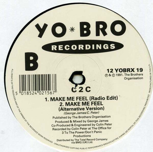 C2C (2) : Make Me Feel (12")