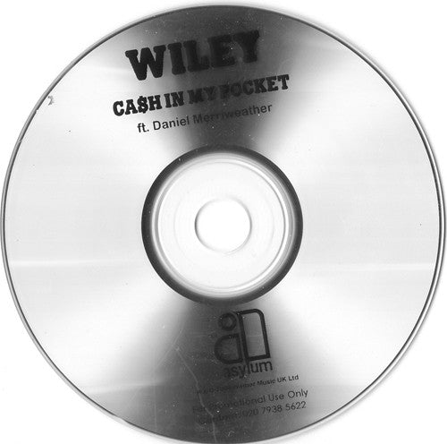 Wiley (2) Ft. Daniel Merriweather : Cash In My Pocket (CDr, Maxi, Promo)