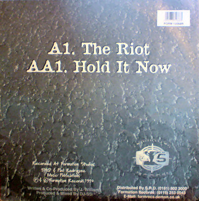 Tekniq : The Riot / Hold It Now (Remixes) (12")