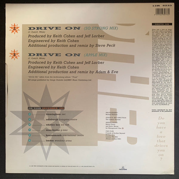 Brother Beyond : Drive On (12")