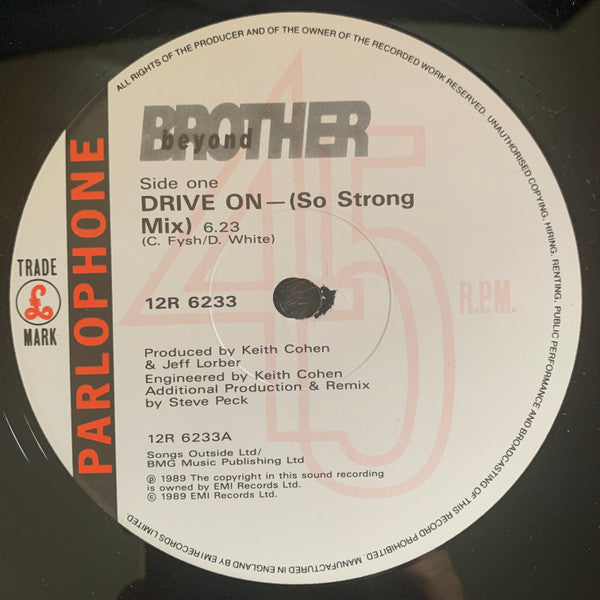 Brother Beyond : Drive On (12")