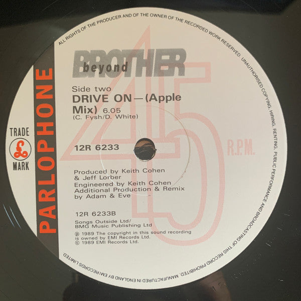 Brother Beyond : Drive On (12")