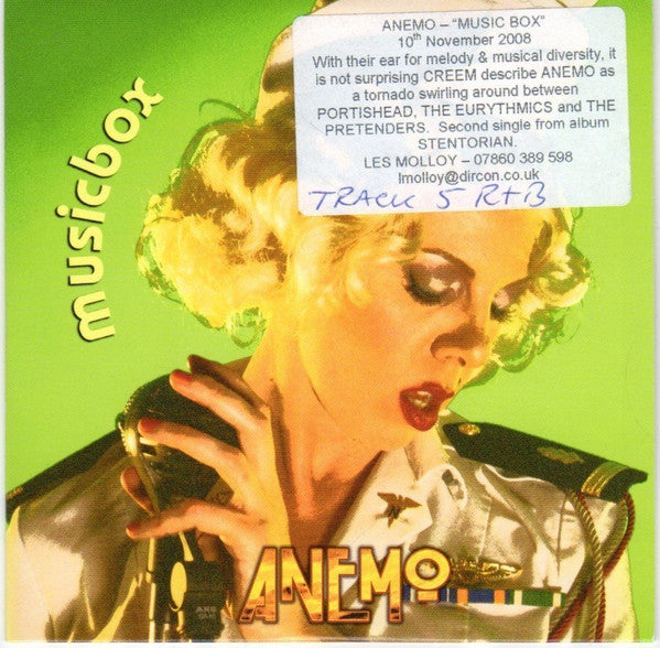 Anemo : Musicbox (CDr, Single, Promo)