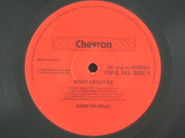 Anne Murray : What About Me (LP, Album, RE)