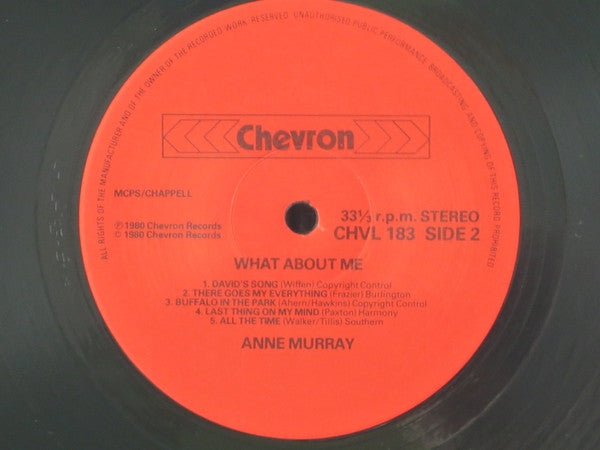 Anne Murray : What About Me (LP, Album, RE)