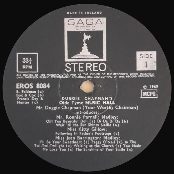 Various : Duggie Chapman's Music Hall (LP)