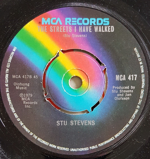 Stu Stevens : The Man From Outer Space (7", Single, RE)