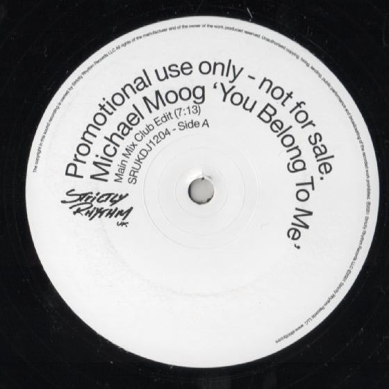 Michael Moog : You Belong To Me (12", Promo)
