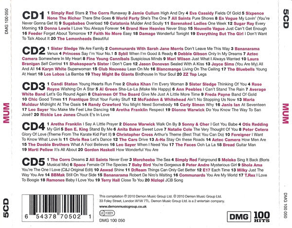Various : 100 Hits Mum (5xCD, Comp + Box)