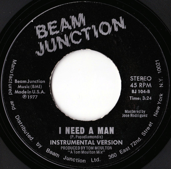 Grace Jones : I Need A Man (7", Single, Styrene)