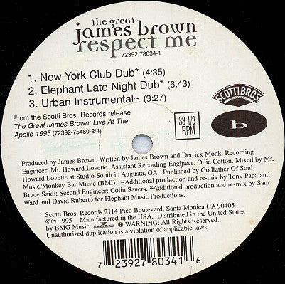 James Brown : Respect Me (12")