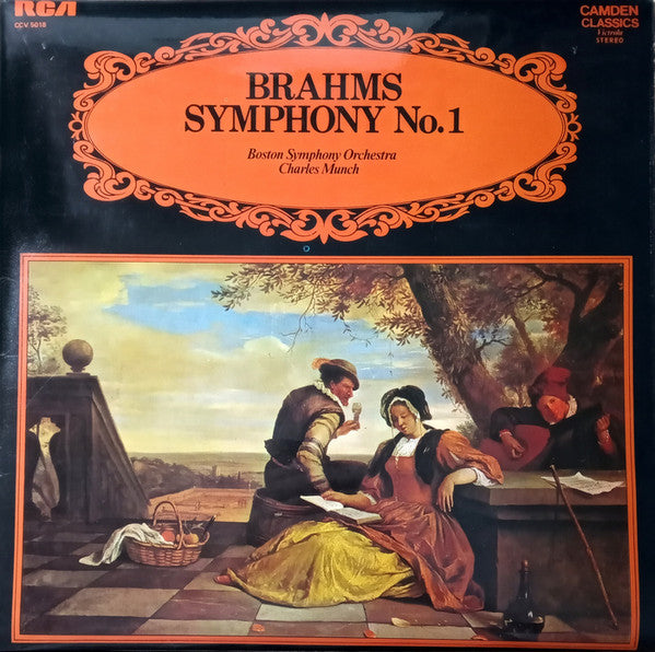 Johannes Brahms - Boston Symphony Orchestra, Charles Munch : Symphony No.1 (LP, RE)